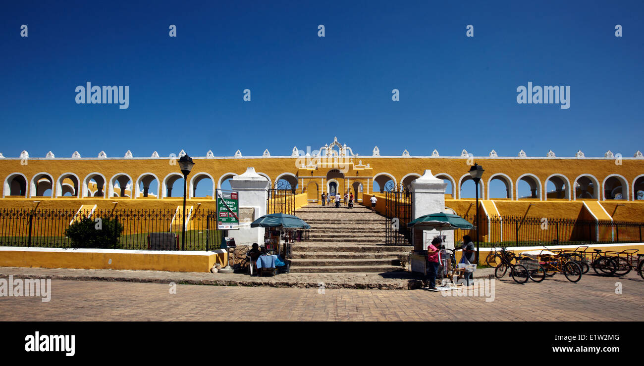 Mexico,Yucatan,Izamal,Convent of San Antonio de Padua Stock Photo