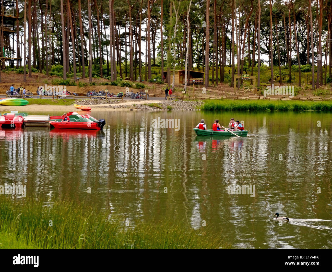 Center Parcs at Woburn Forest Stock Photo Alamy