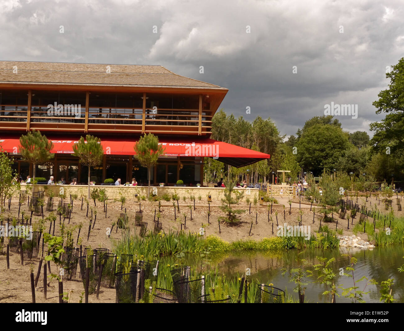 Center Parcs at Woburn Forest Stock Photo Alamy
