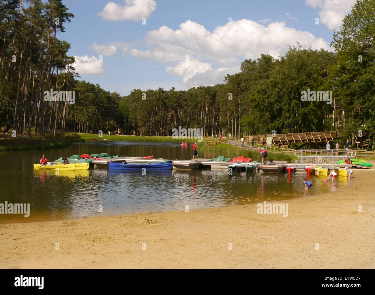 Center Parcs at Woburn Forest Stock Photo Alamy