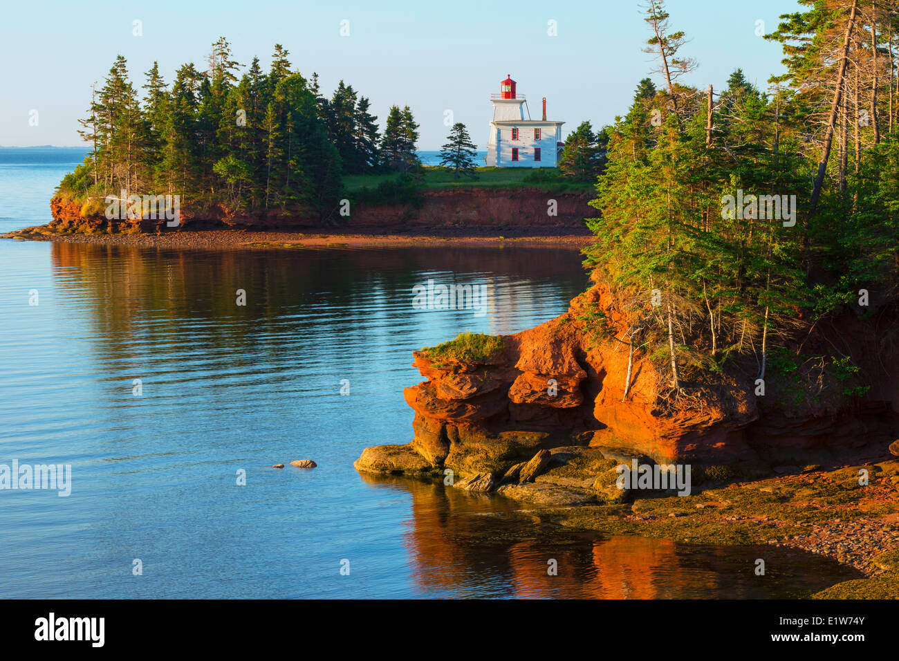 Blockhouse Point Lighthouse, Rocky Point, Prince Edward Island, Canada