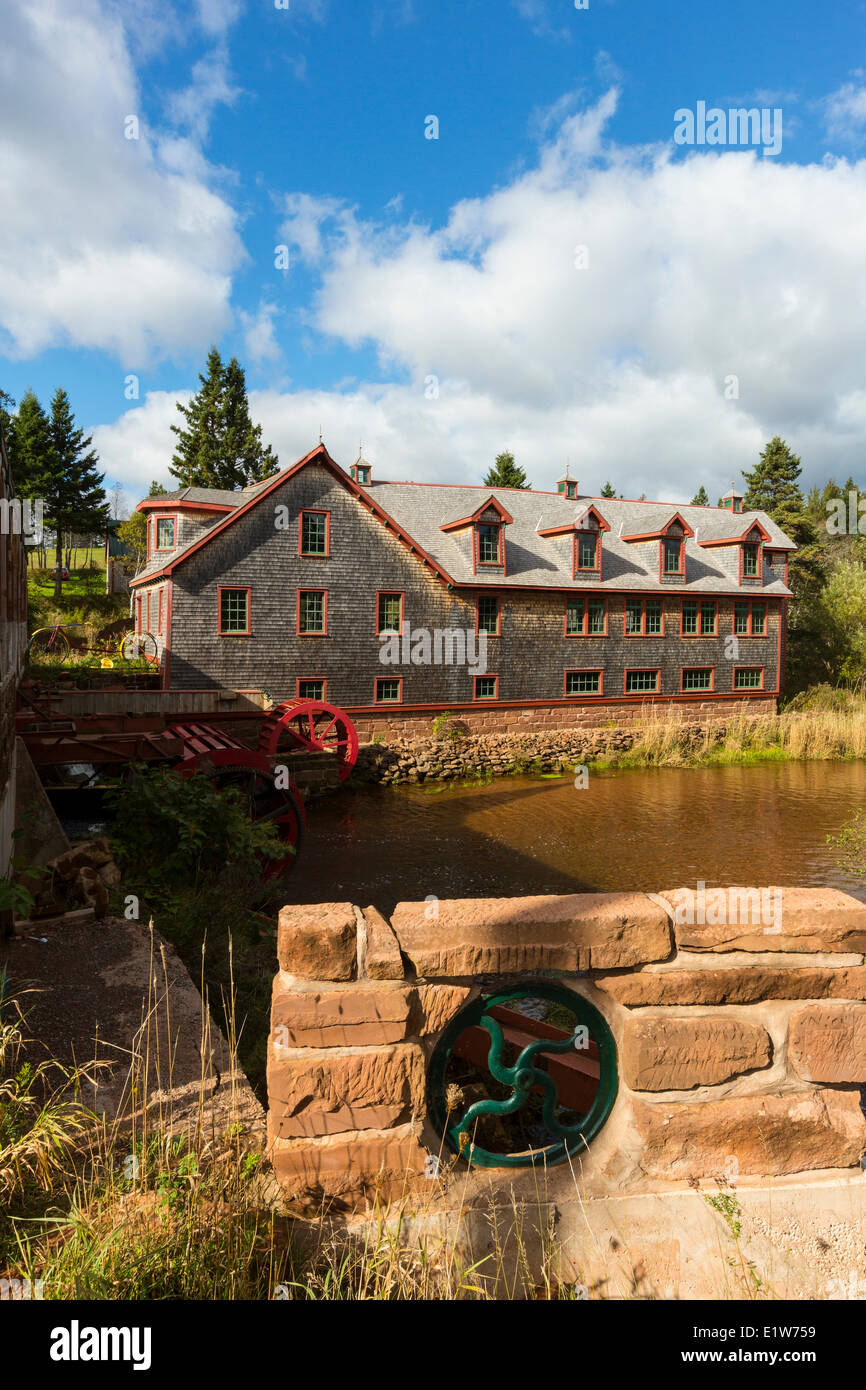 Covered Bridge and mill, Hunter River, Prince Edward Island, Canada