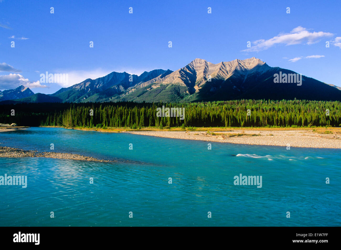 Kootenay River, Kootenay National Park, British Columbia, Canada Stock Photo