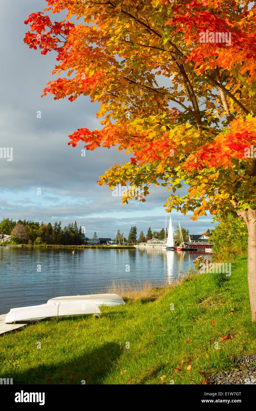 Baddeck Waterfront, Bras d'Or Lake, Cape Breton, Nova Scotia, Canada