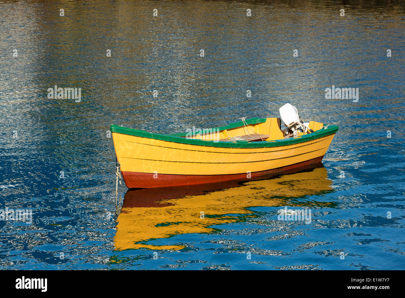 Wooden boat, Lunenburg waterfront, Nova Scotia, Canada Stock Photo