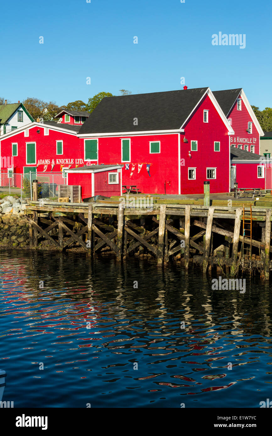 Adams & Knickle LTD, Lunenburg waterfront, Nova Scotia, Canada Stock Photo