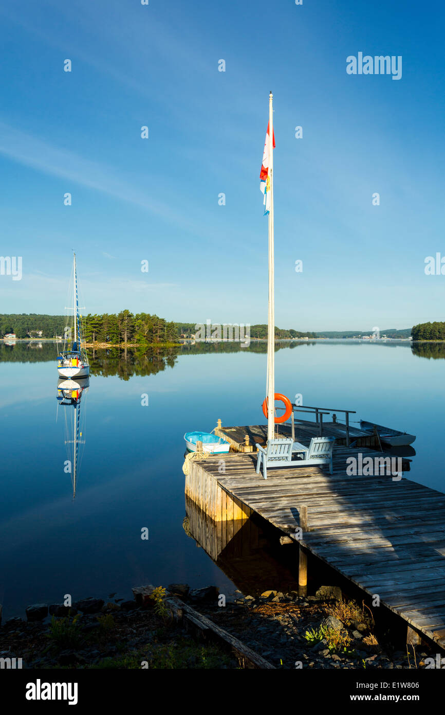 Little Island, LaHave River, Nova Scotia, Canada Stock Photo