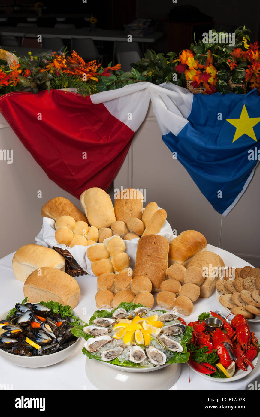 Acadian Restaurant, Centre Expo-Festival, Abrams Village, Prince Edward Island, Canada Stock Photo