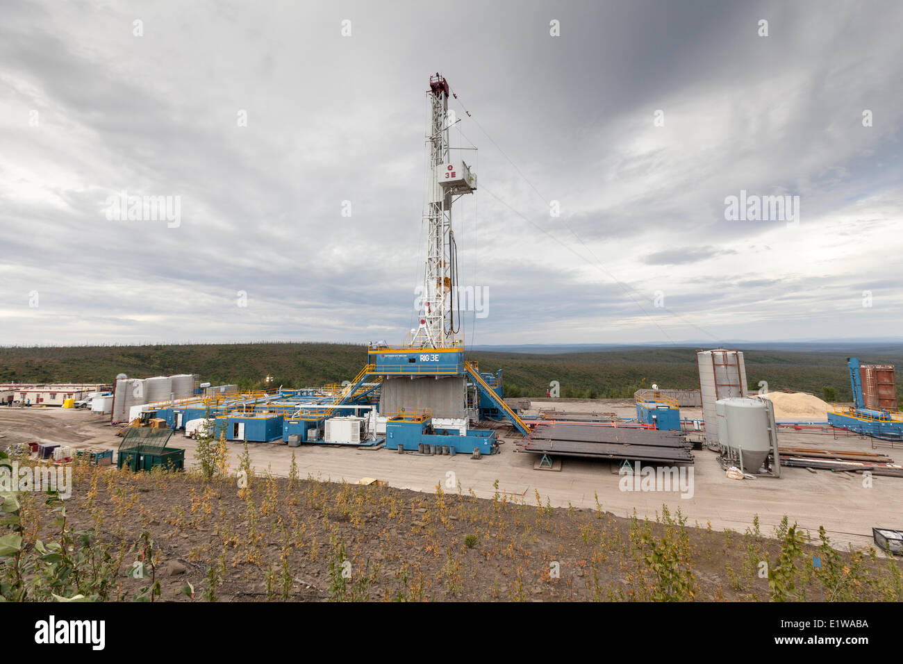 Patterson UTI Drilling In The Yukon Along The Dempster Highway Canada 