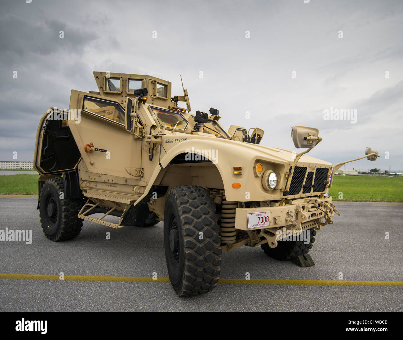 MRAP (Mine Resistant Ambush Protected) Vehicle At Futenma Flightline ...