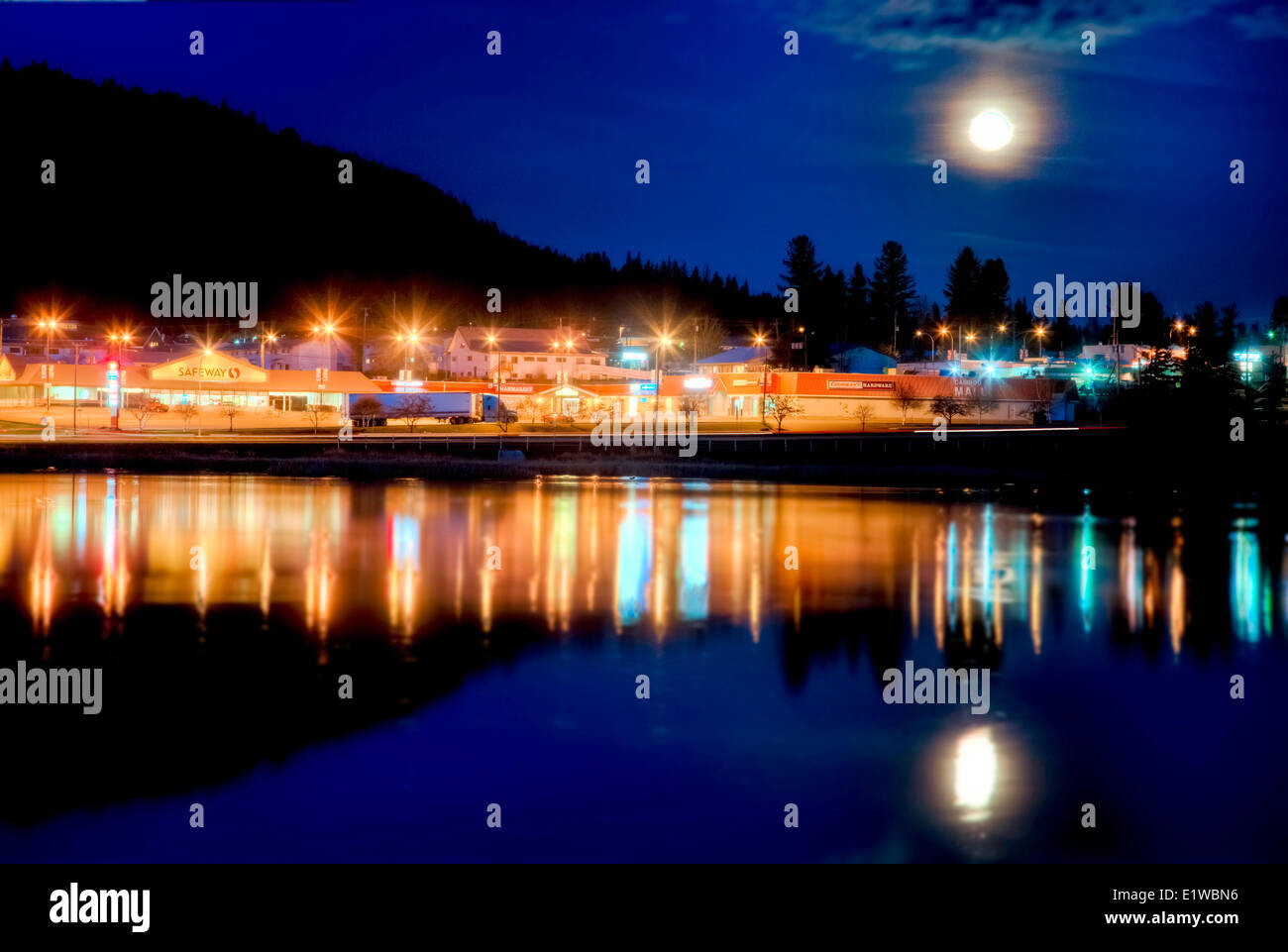 100 Mile House, British Columbia, Canada Stock Photo