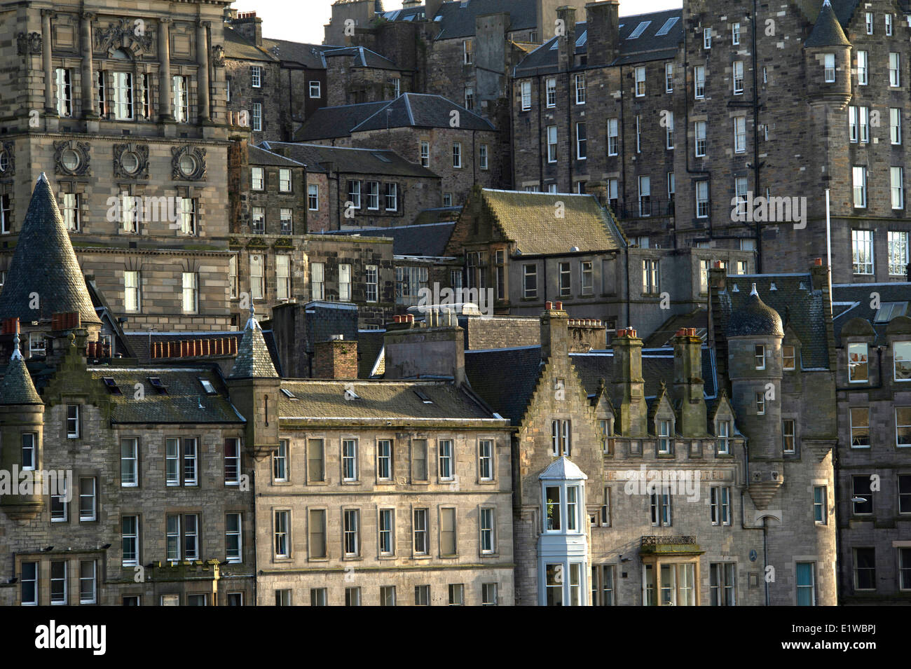 Edinburgh Old Town. Scotland, UK Stock Photo Alamy