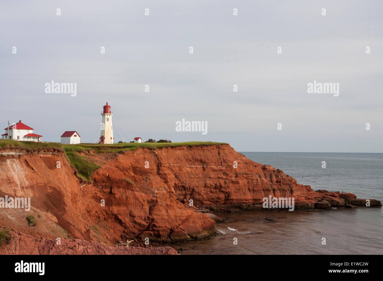 The lighthouse, or 'Phare' of Ile du Havre Aubert, Magdalen Islands