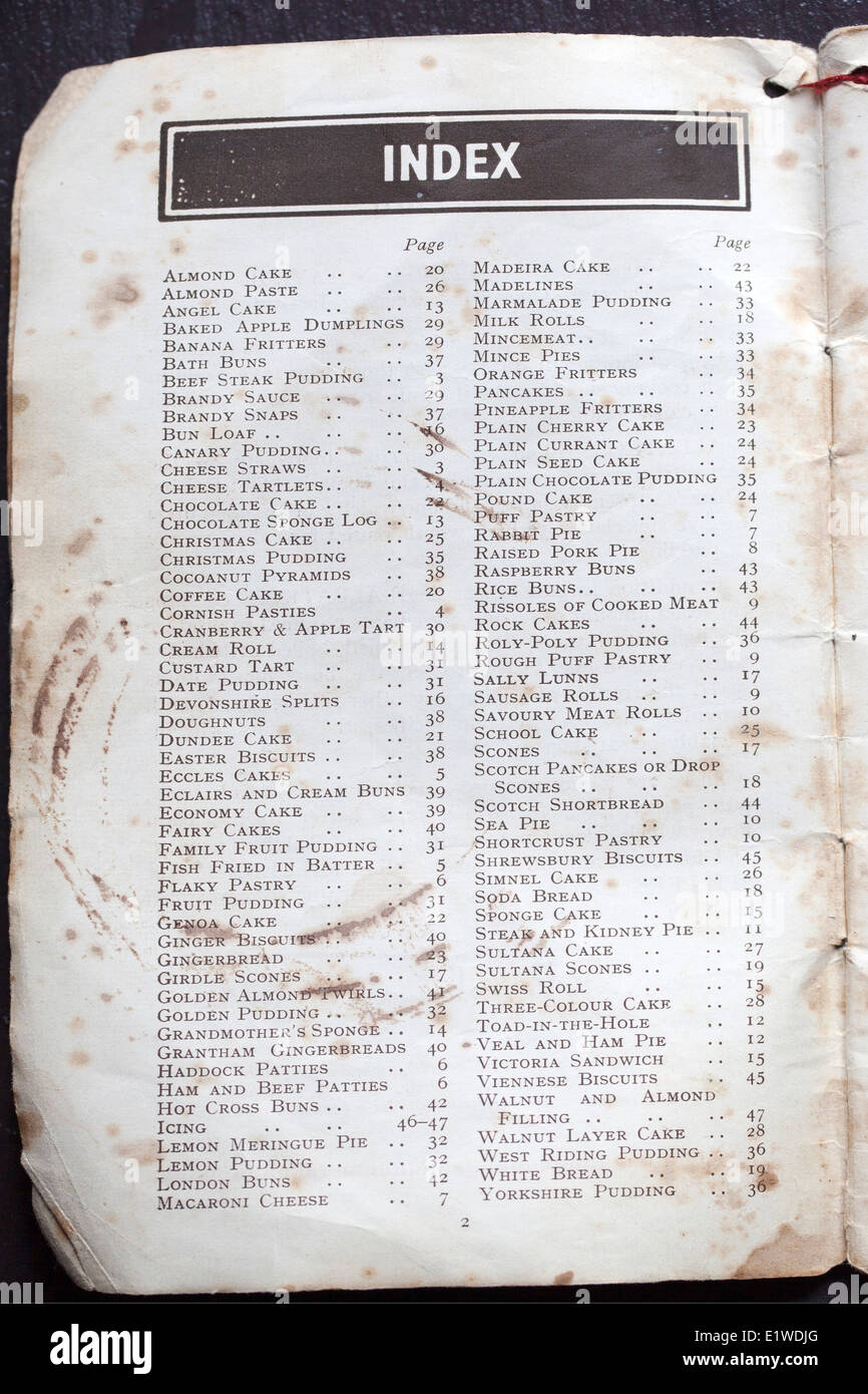 Book Index Example For Kids