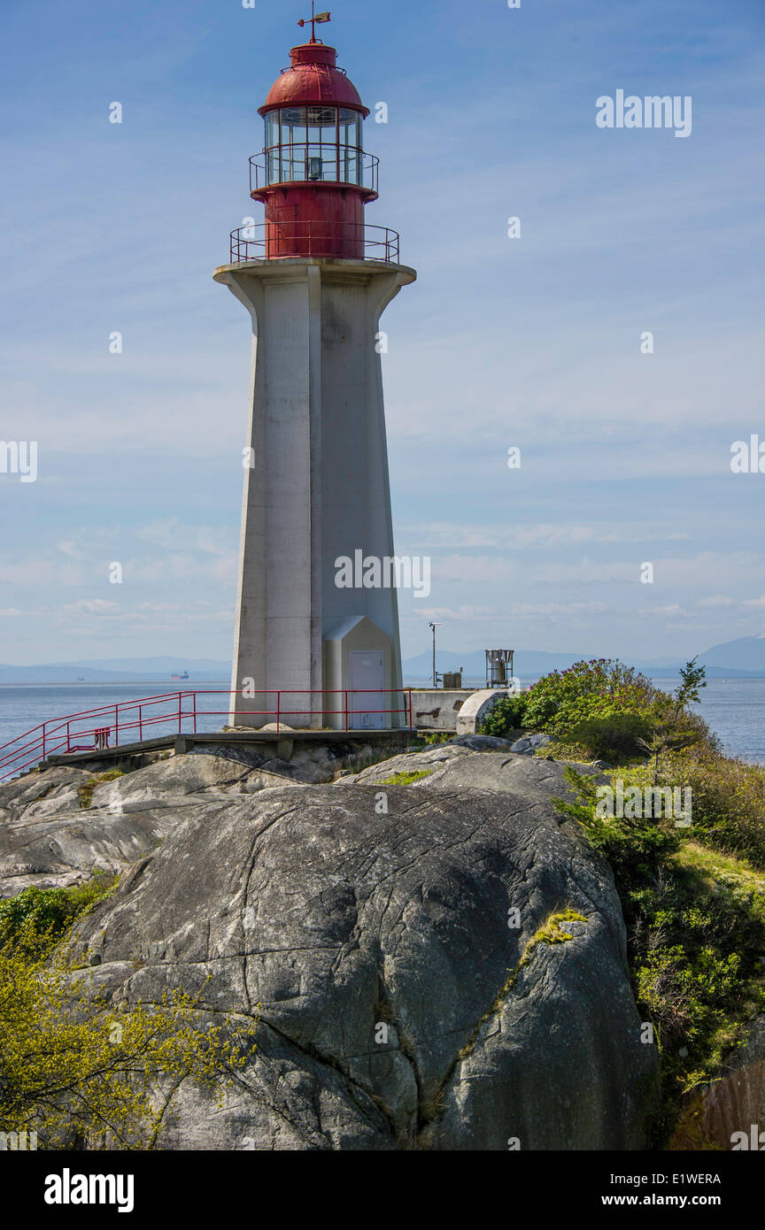 Point Atkinson Light House. Vancouver, British Columbia, Canada Stock Photo