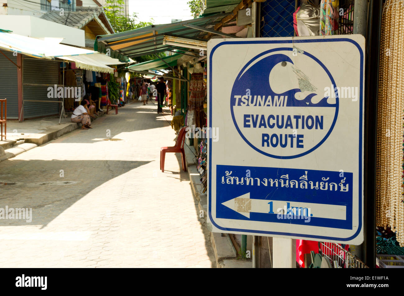 Tsunami warning koh phi phi