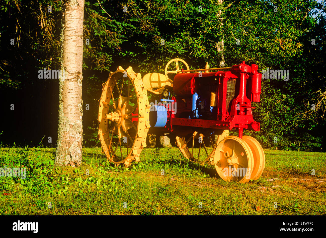 Antique tractor, Bonshaw, Prince Edward Island, Canada Stock Photo Alamy