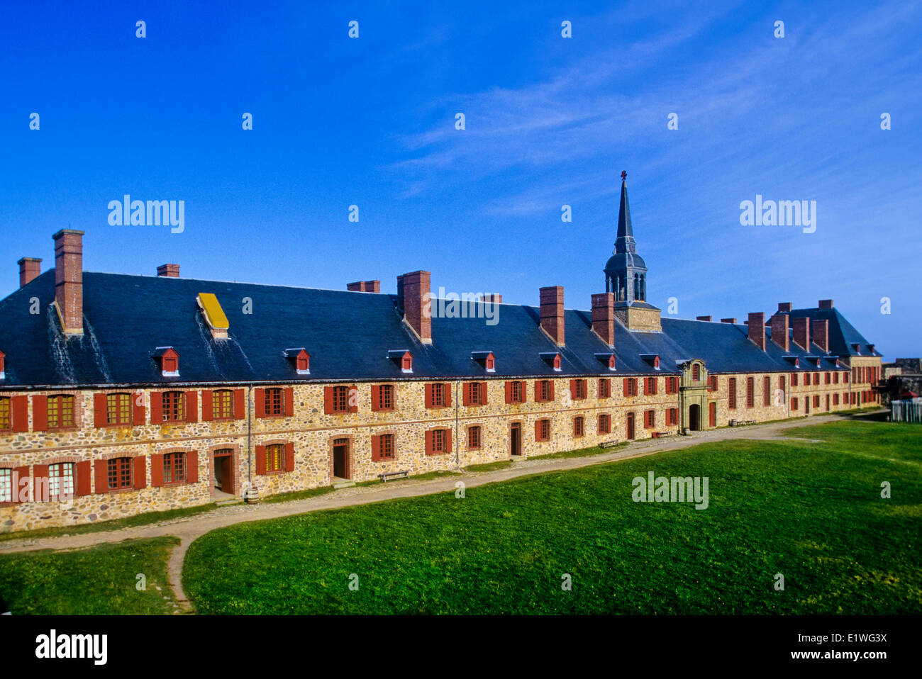 Louisbourg National Historical Site, Cape Breton, Nova Scotia, Canada Stock Photo