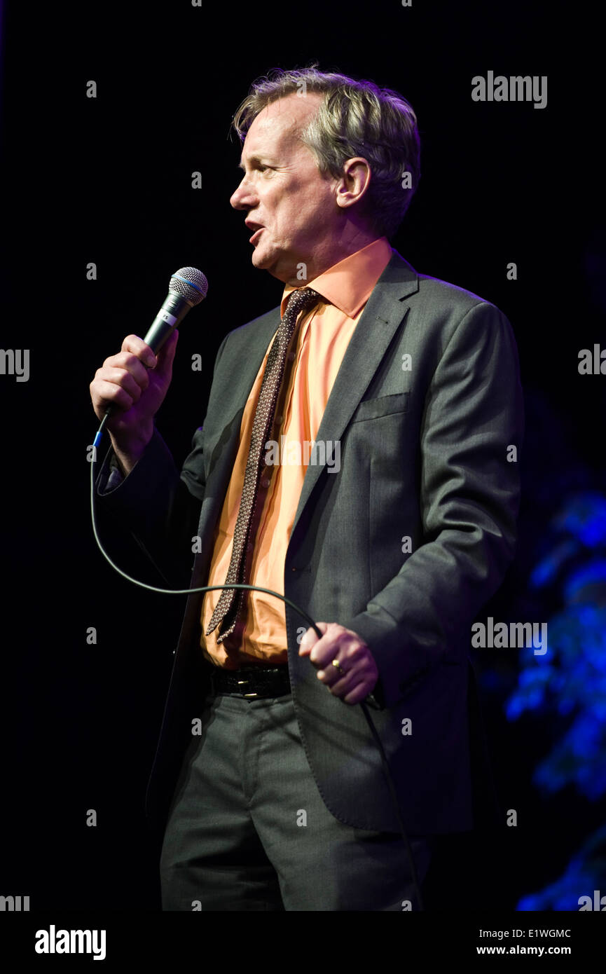 Stand up comedian Frank Skinner performing his one man show at Hay Festival 2014 ©Jeff Morgan Stock Photo