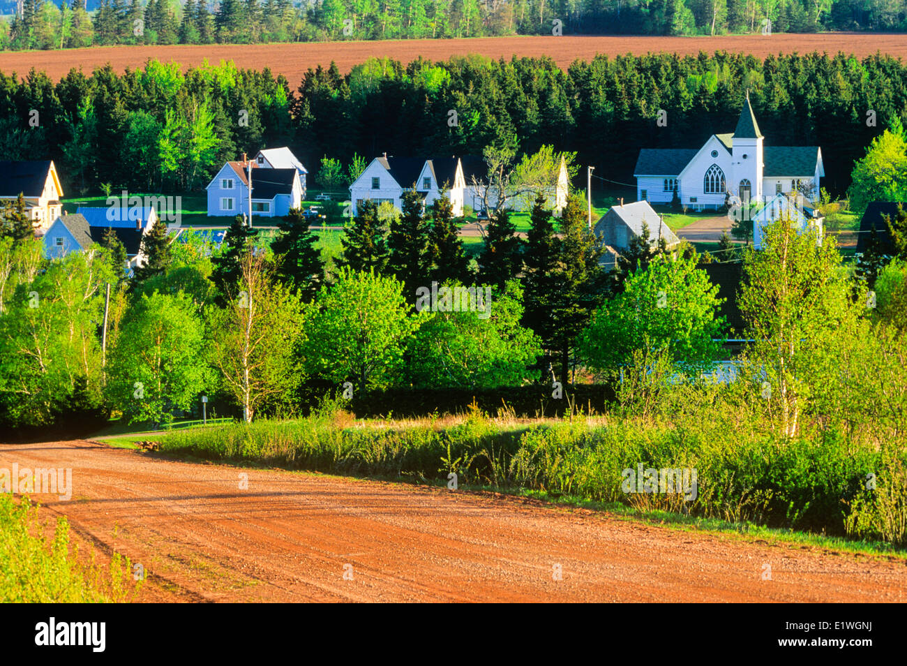 Breadalbane, Prince Edward Island, Canada, PE, Road, village