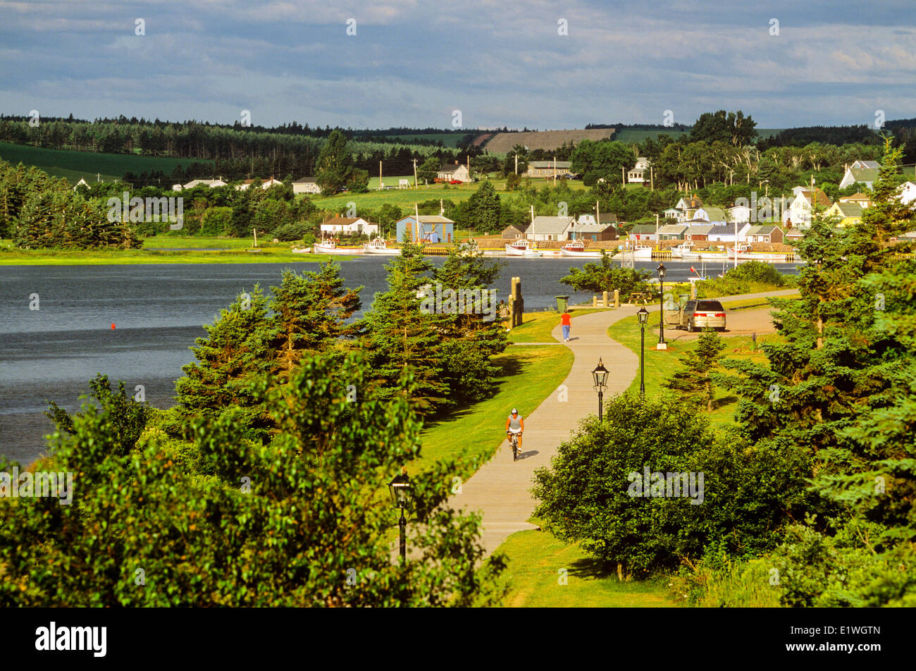 Boardwalk, North Rustico, Prince Edward Island, Canada Stock Photo Alamy