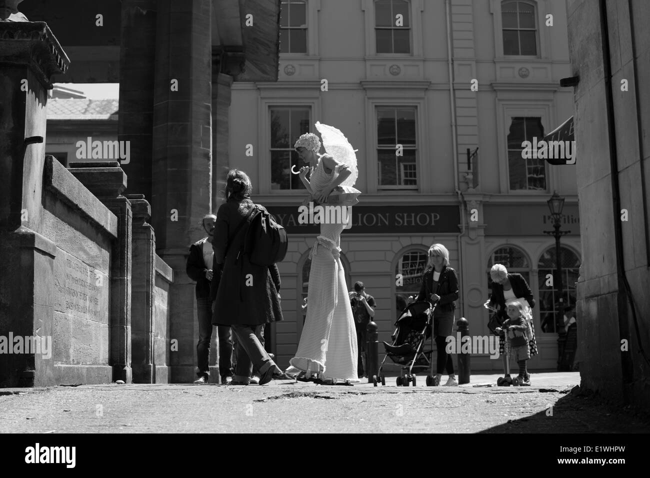Stilts walking Black and White Stock Photos & Images Alamy