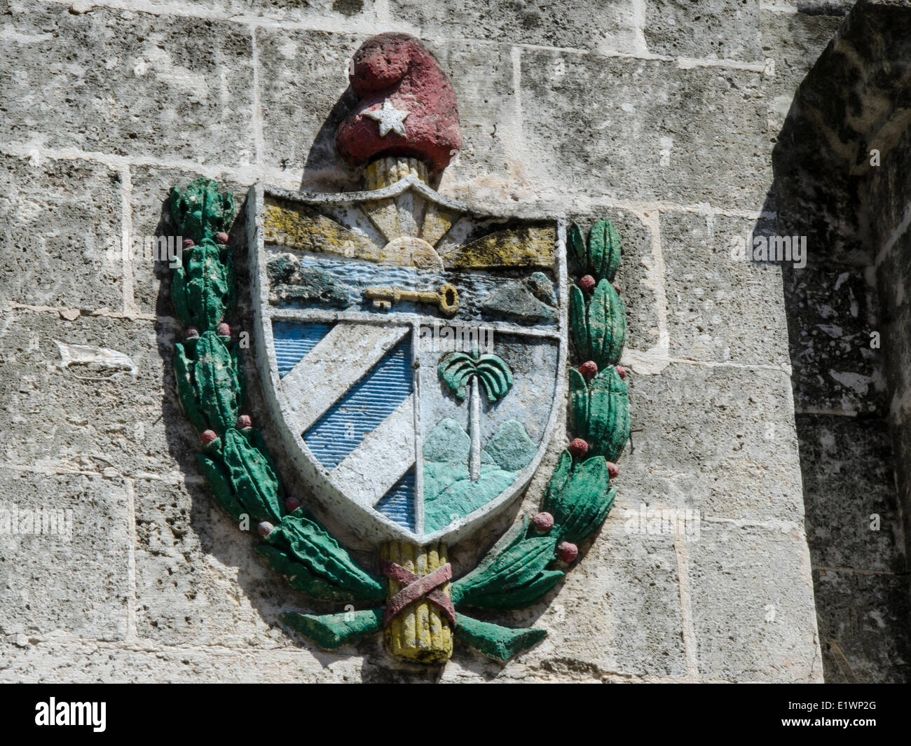Cuban Coat of Arms is the official heraldic symbol of Cuba, Havana