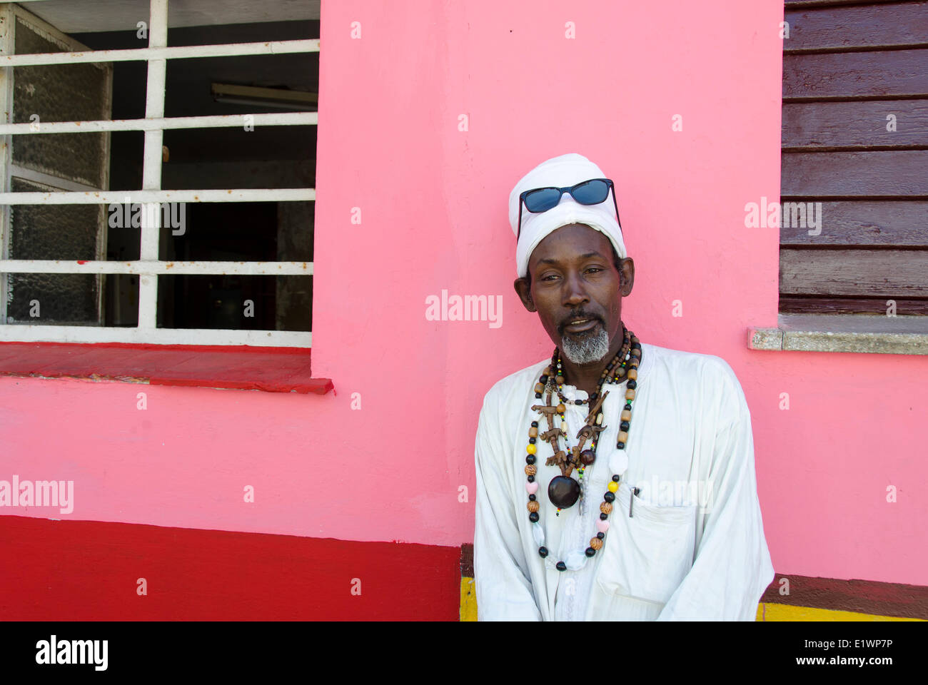 Local cuban at Callejon de Hamel, Havana, Cuba Stock Photo - Alamy