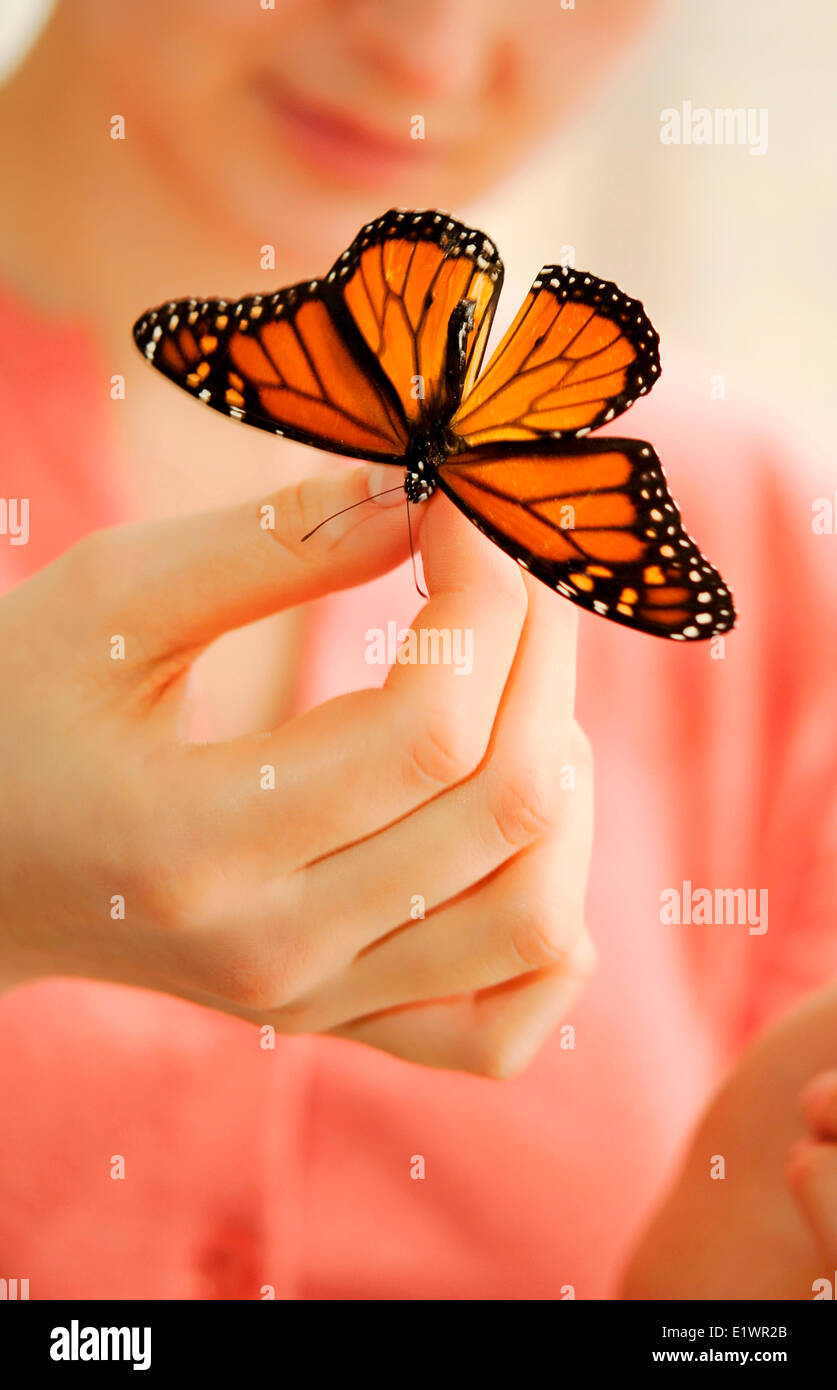 Butterfly girl hand hires stock photography and images Alamy