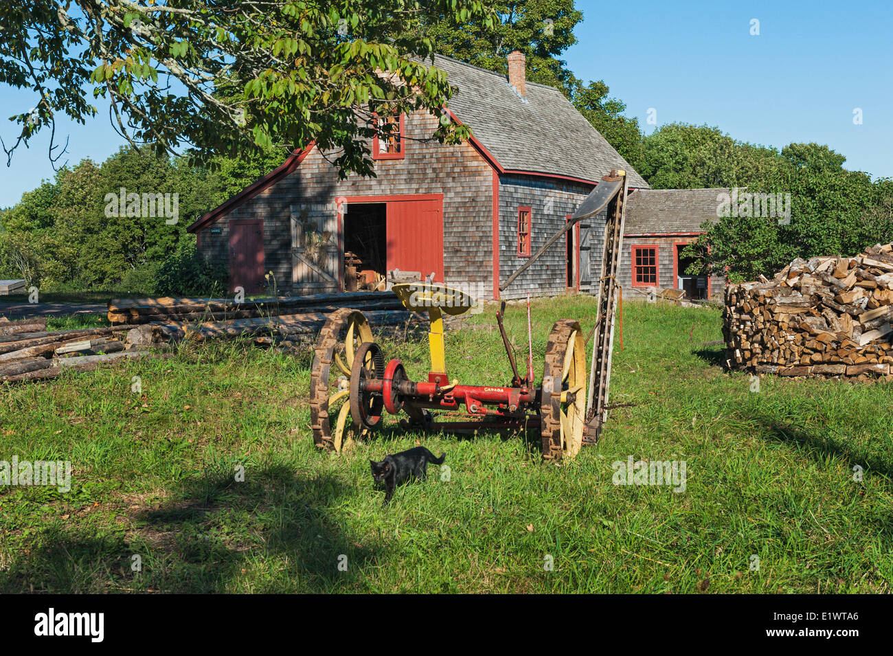 Ross Farm Museum depicts a typical 19th century working family farm in