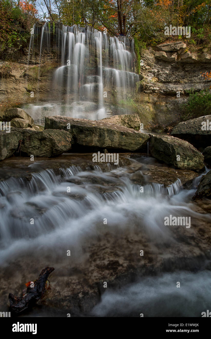 Rock Glen falls, Ontario, Canada Stock Photo Alamy