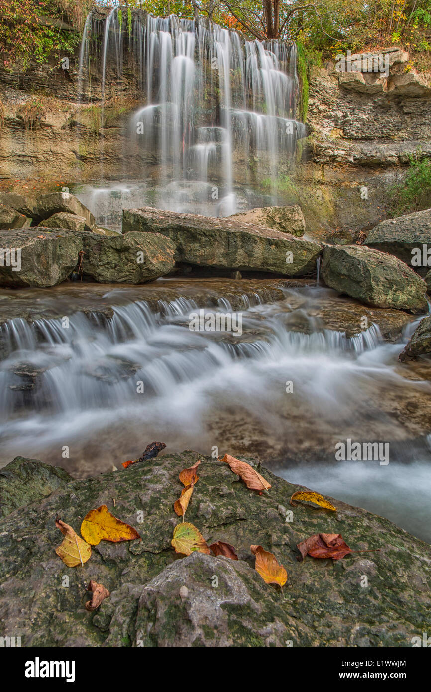 Rock Glen falls, Ontario, Canada Stock Photo Alamy