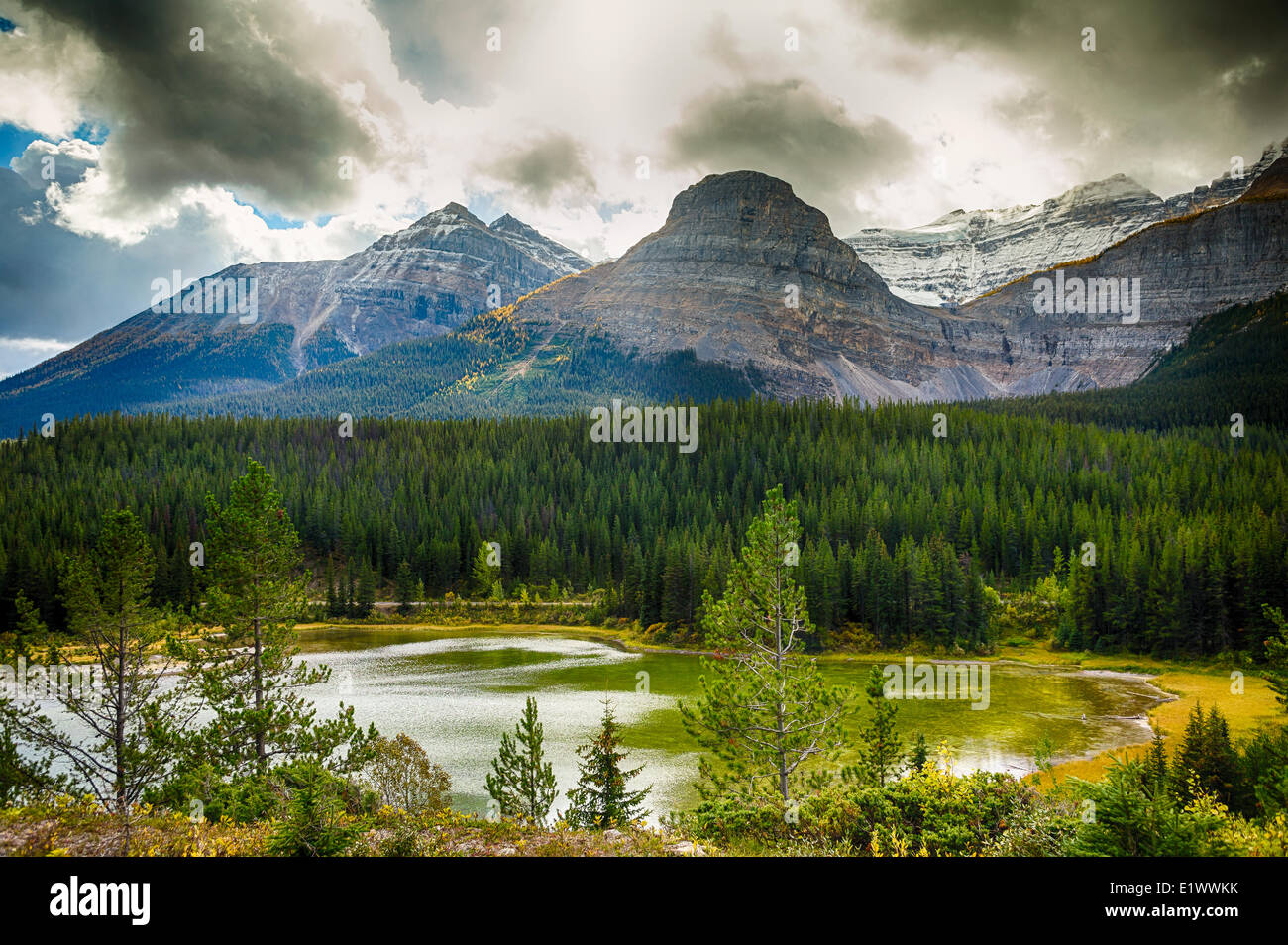 Narao Peak, Yoho National Park, British Columbia, Canada Stock Photo