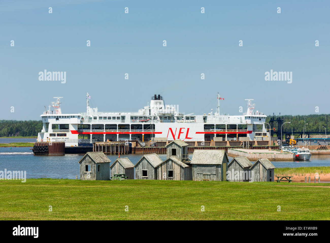 Northumberland ferry, Wood Islands, Prince Edward Island, Canada Stock