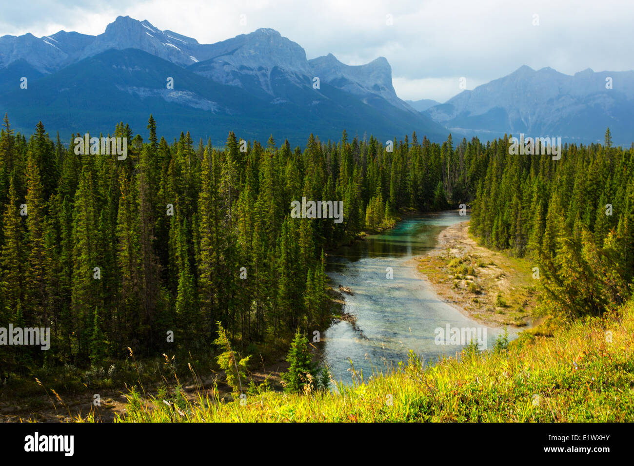 Bow Valley Parkway, Banff National Park, Alberta, Canada Stock Photo
