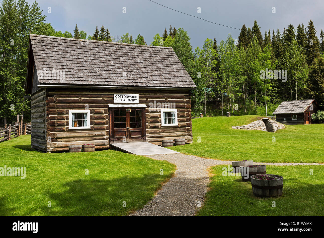British Columbia, Canada, Cottonwood House, Heritage Site, Stock Photo