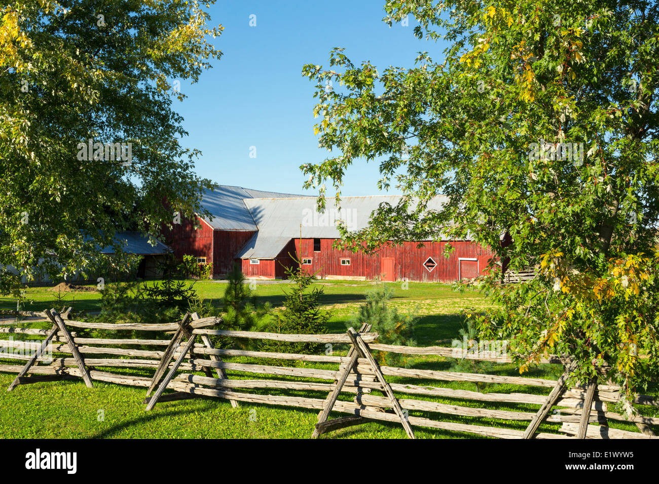 DR. James Naismith Historic Homstead, Mississippi Mills, Ontario, Canada Stock Photo
