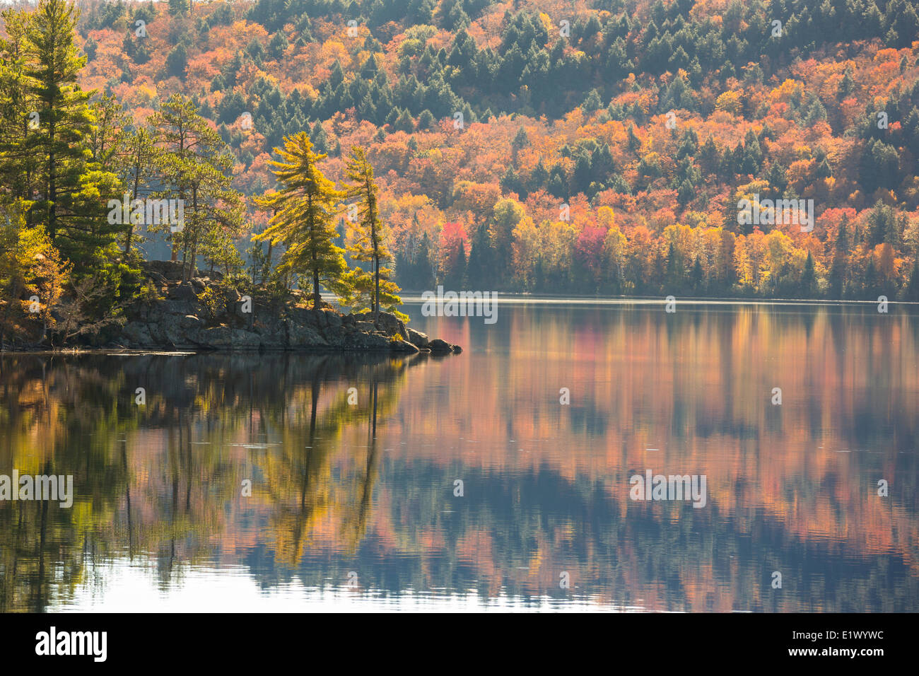 Lake of Two Rivers, Algonquin Provincial Park, Ontario, Canada Stock Photo