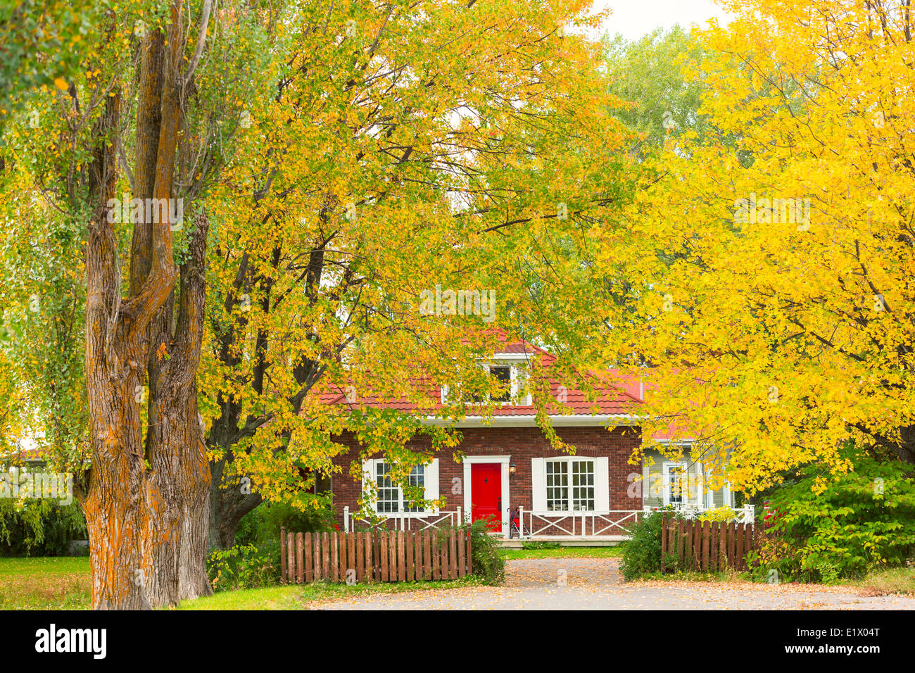 House, SaintPierrelesBecquets, Quebec, Canada Stock Photo Alamy