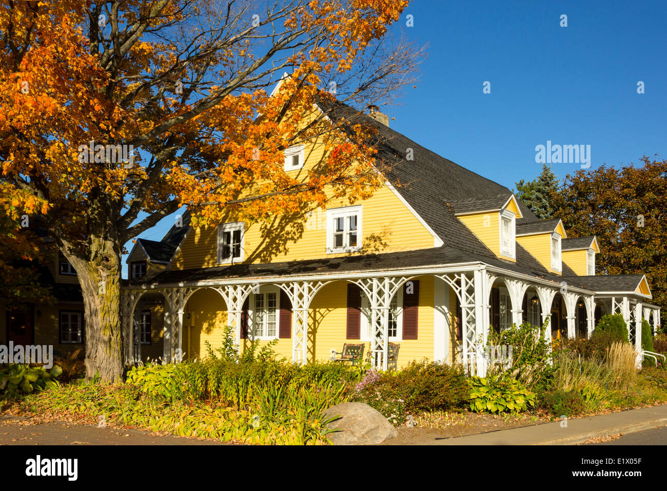 House, SaintAntoinedeTilly, Lotbiniere, Quebec, Canada Stock Photo