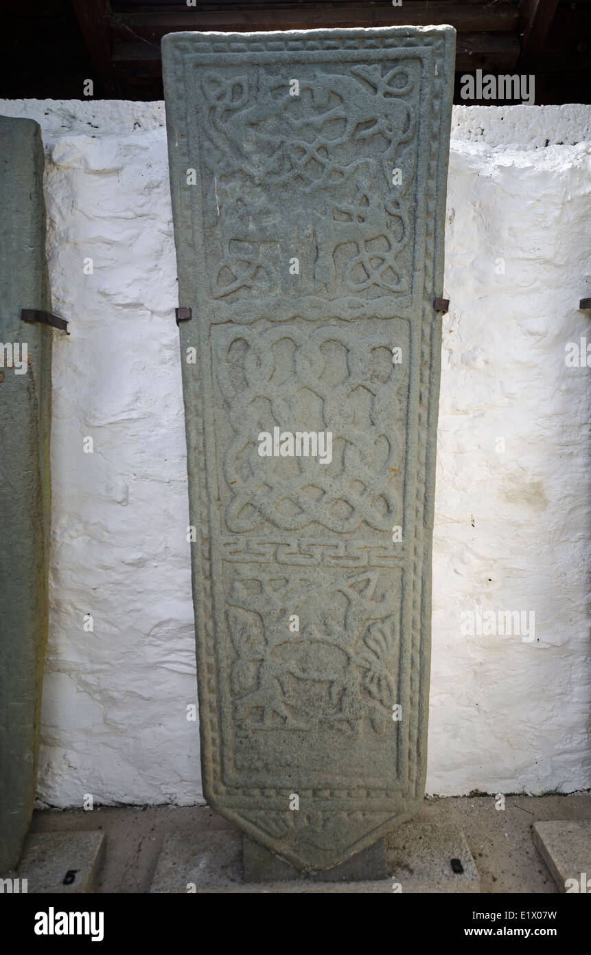 scottish medieval grave stones Stock Photo