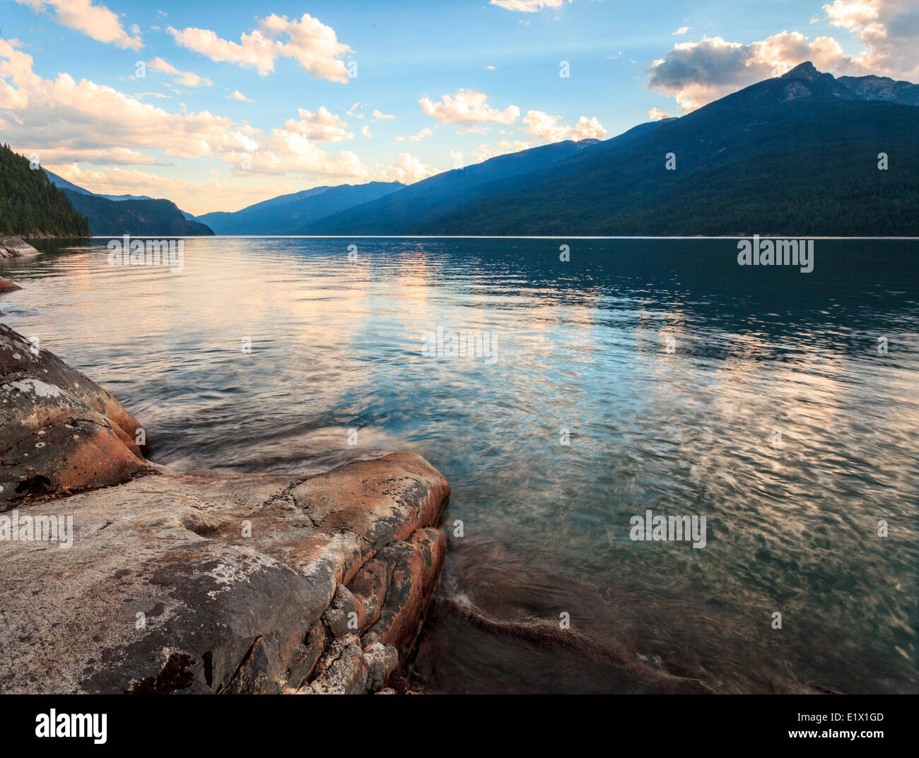 Slocan Lake and the Valhalla Range from Bannock Point Recreation Site