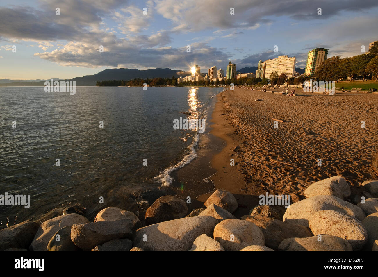 Vancouver's West End and English Bay Beach. Vancouver, British Columbia, Canada Stock Photo