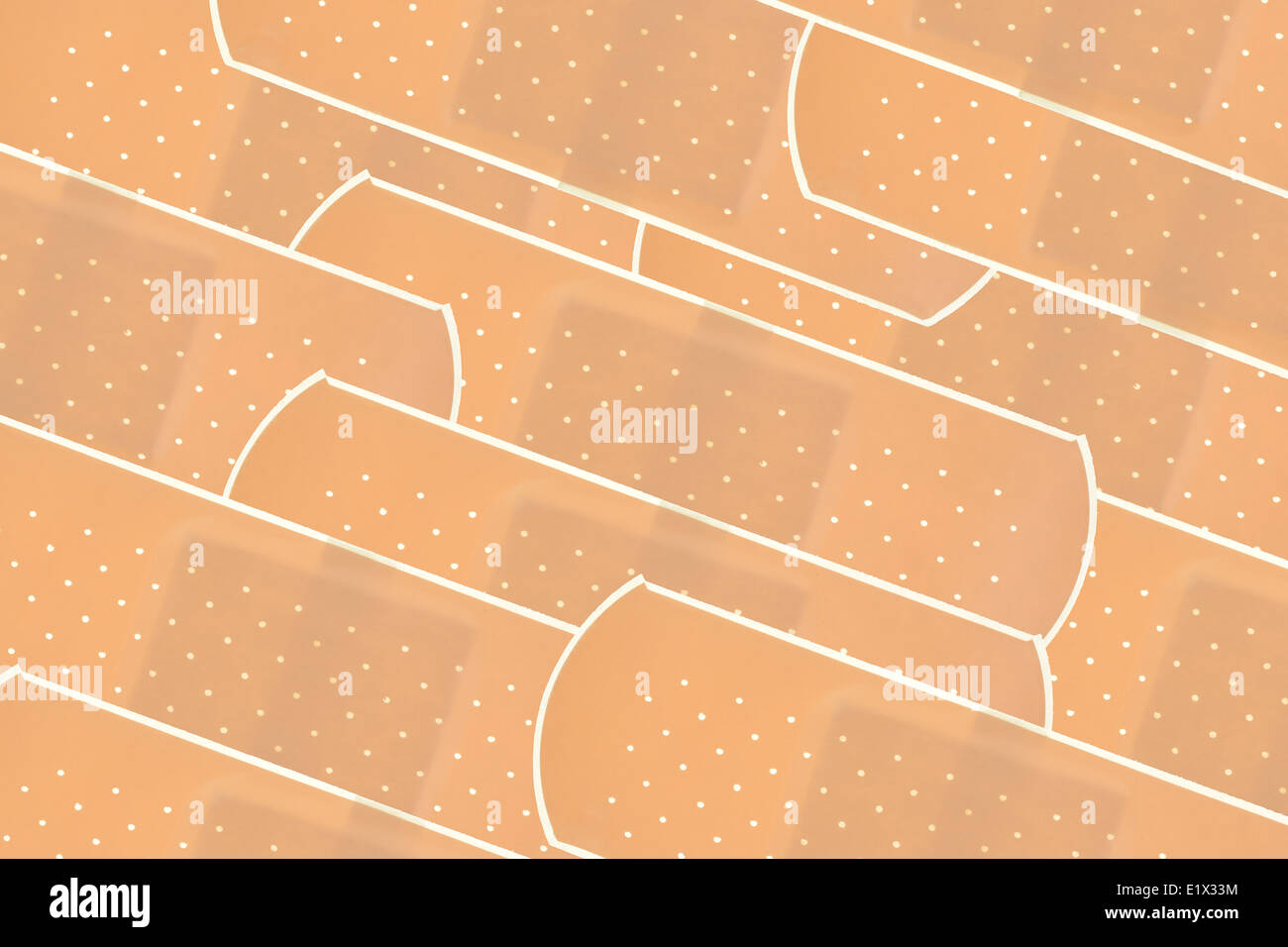 A layer of sticky bandages in rows Stock Photo Alamy