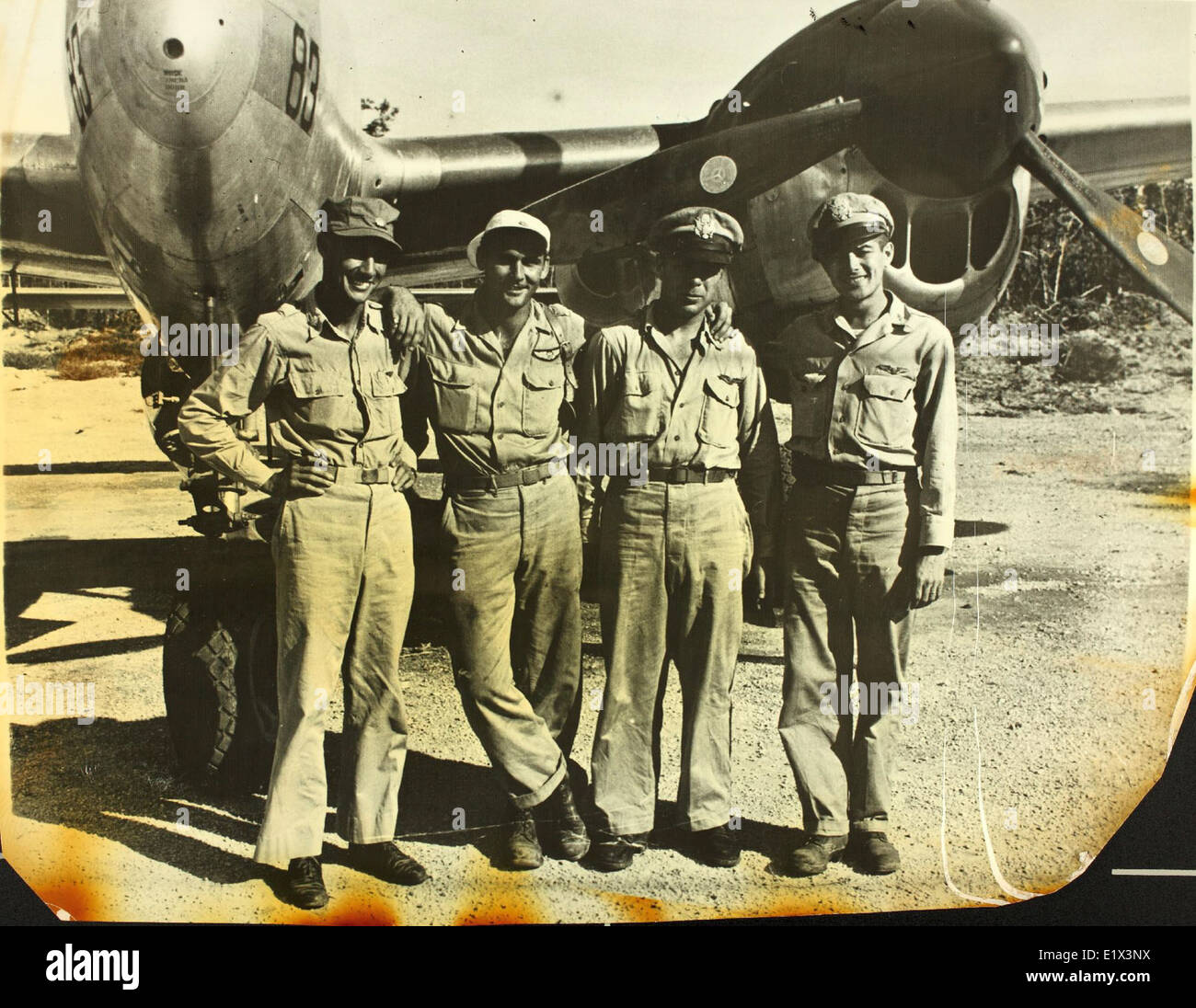 49th Fighter Group Lockheed P-38 Lighting Richard Bong Stock Photo