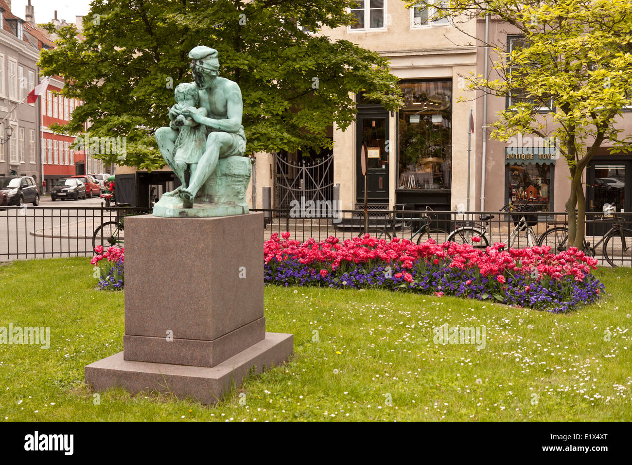Statue in Copenhagen, Denmark Stock Photo Alamy