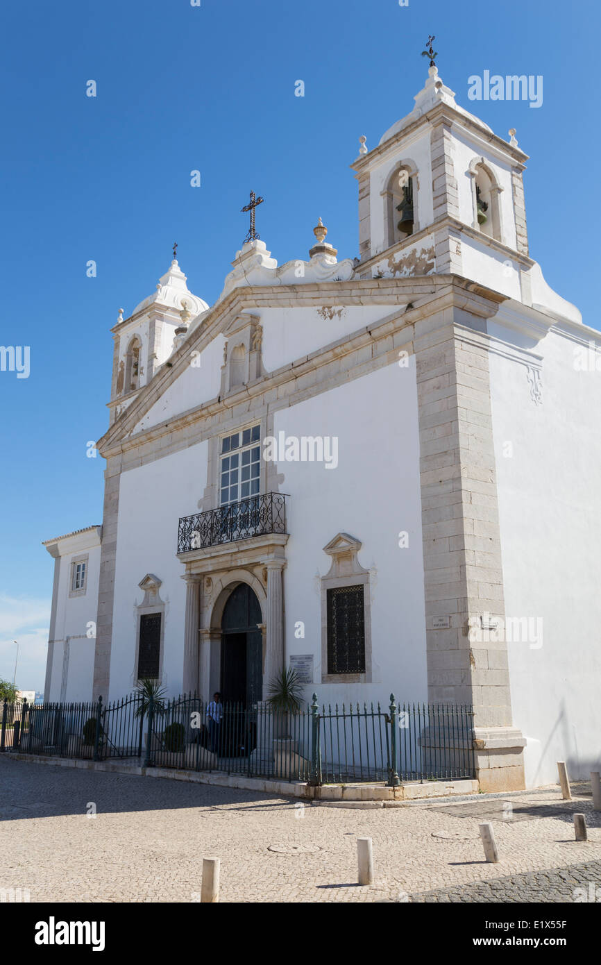 Medieval church of Santa Maria in Lagos Portugal Stock Photo - Alamy