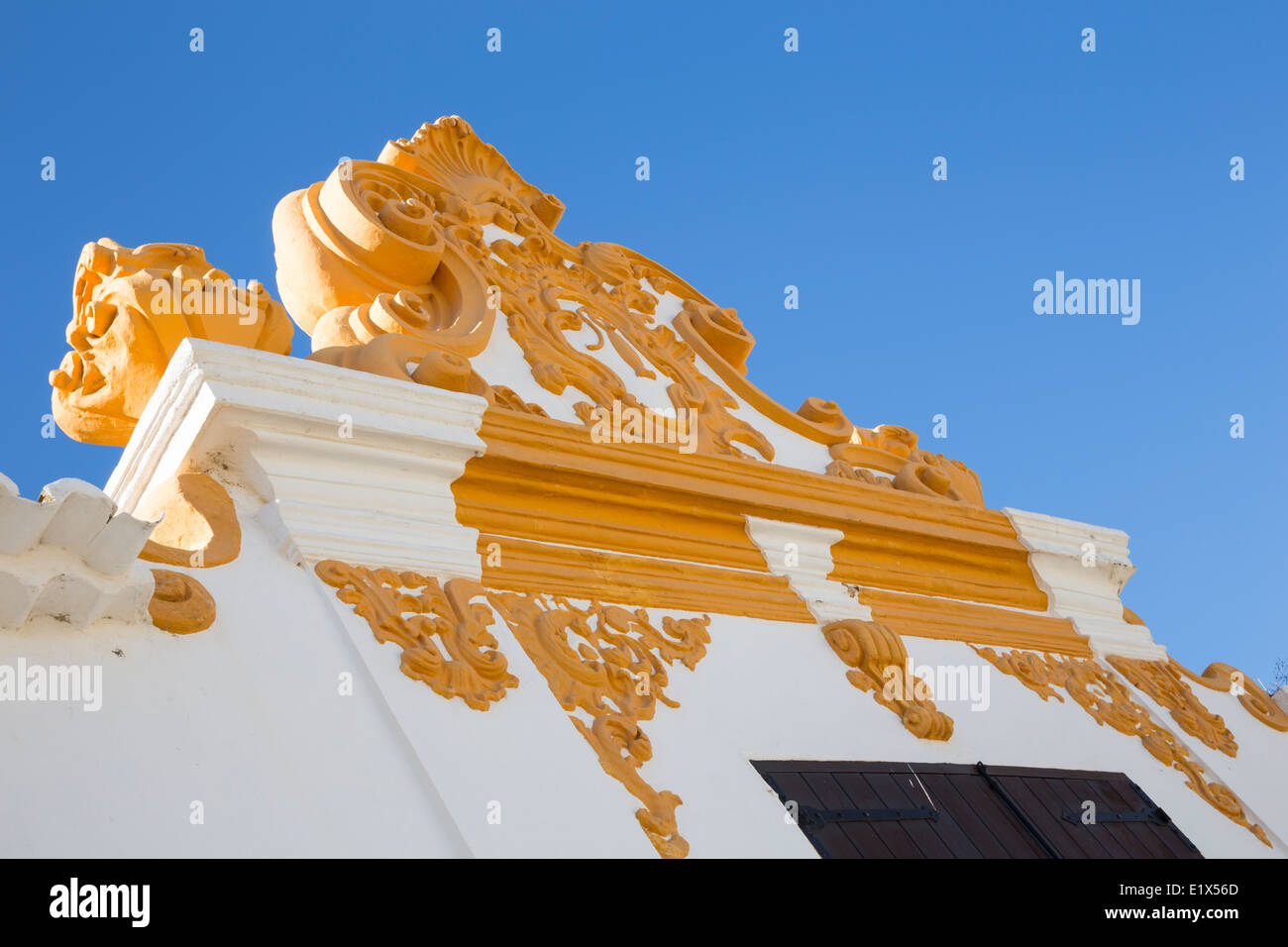 Decorative building in Lagos, Algarve, Portugal Stock Photo