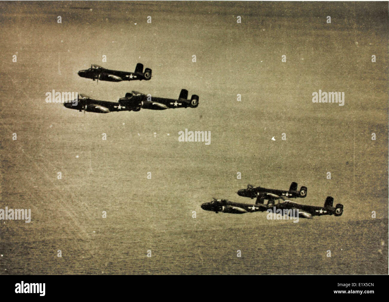 345th Bomb Group North American B-25 Mitchell Stock Photo - Alamy