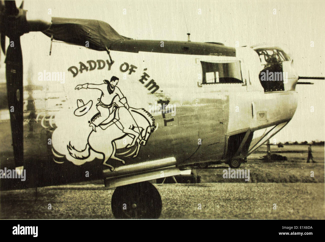 380th Bomb Group Consolidated B-24 Liberator Stock Photo
